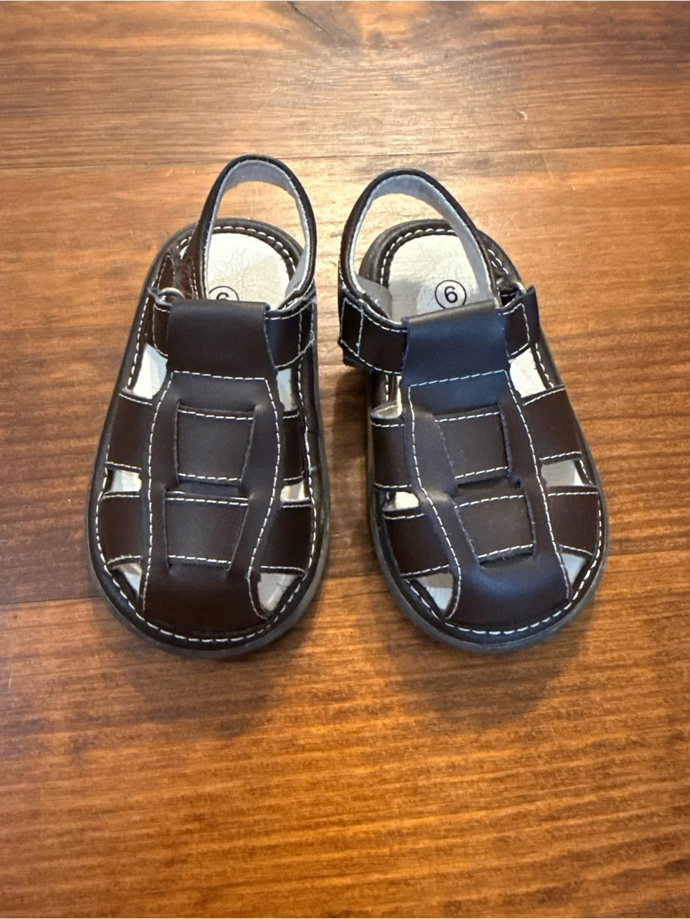 WeeSqueak Fisherman Sandals Toddler Size 6